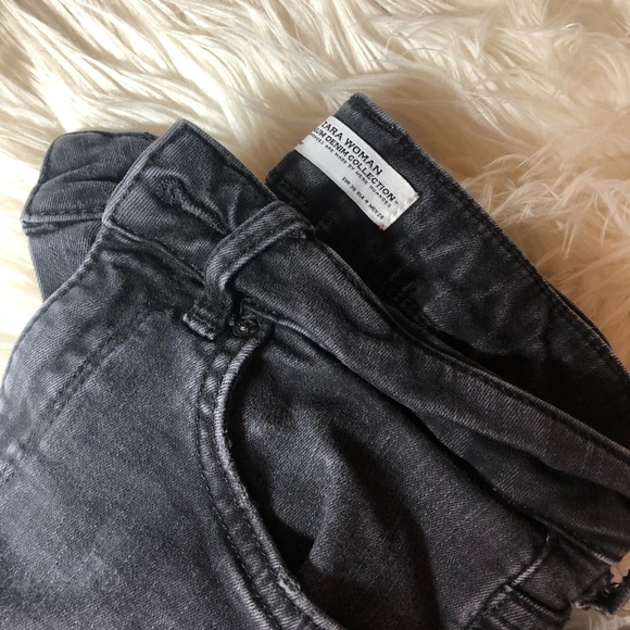 Black Zara ripped jeans - Picture 2 of 4